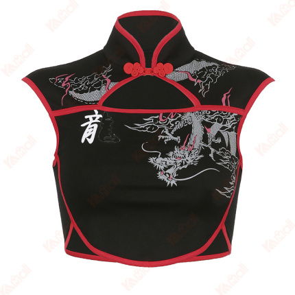 retro v neck tank top